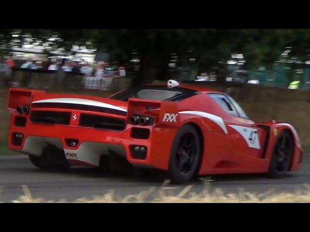 Ferrari FXX Evoluzione BURNOUT & EXTREME V12 SOUND