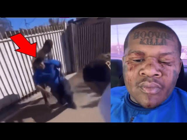 CMAC VIDEO FOOTAGE OF GETTING JUMPED BY 55 STREET CRIPS