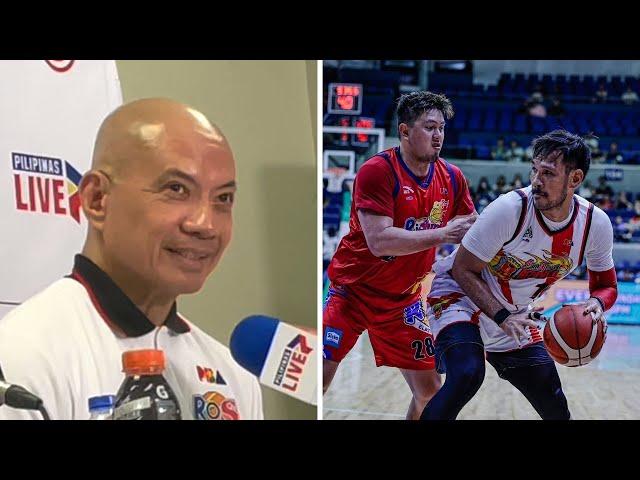 Guiao on SMB vs ROS 2024 semis: 'Walang pressure sa'min'