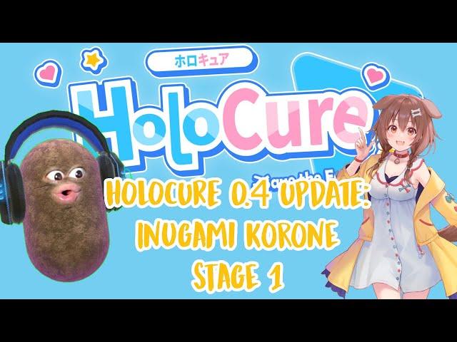 New HoloCure 0.4 Update Inugame Korone Stage 1 Playthrough