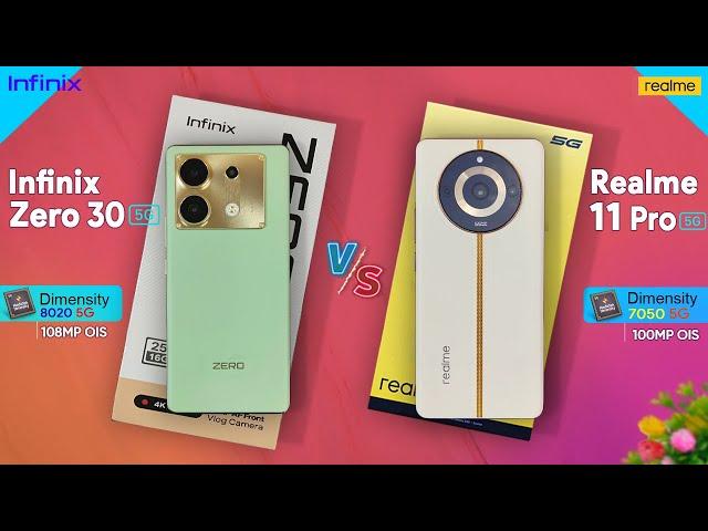 Infinix Zero 30 5g vs Realme 11 Pro 5g Camera Test, Speed Test Which is FASTER? | Infinix Zero 30 5g