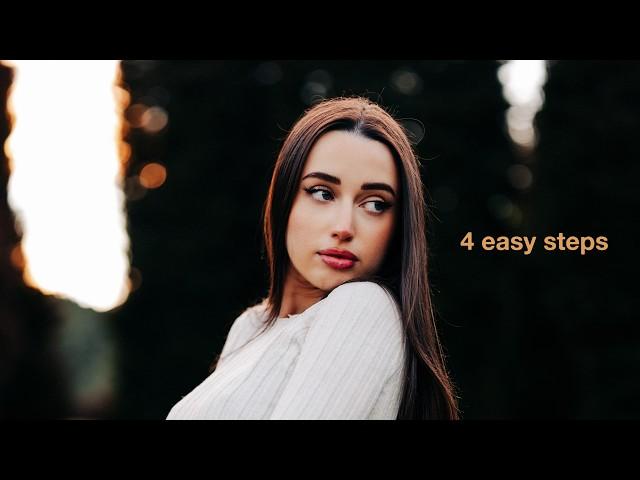 EASY 4-Step Lightroom Tutorial For Beautiful Portraits