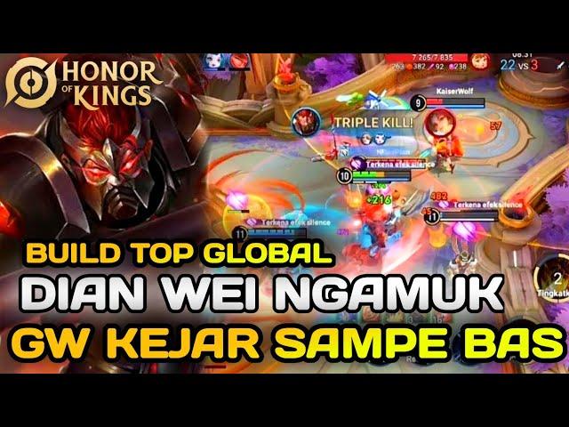 HONOR OF KINGS DIAN WEI NGAMUK SEMUA RATA