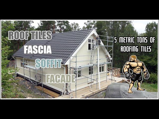 Roof tiles, fascia, soffit and facade (Ep.18) Building a house by myself