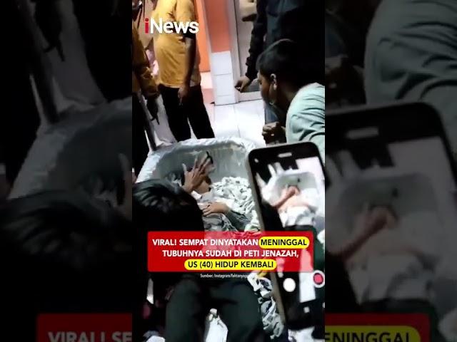 Viral! Seorang Pria Hidup Kembali usai Dinyatakan Meninggal dan Tubuhnya Sudah Masuk Peti Jenazah