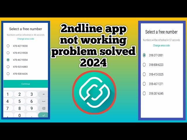 2ndline app all error fix 2024 || 2nd line not working problem solved || fake WhatsApp kaise banaye