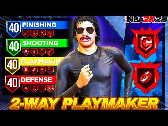 99 PERIMETER + LEGEND DIMER makes THE BEST 2 WAY PLAYMAKER BUILD in NBA 2K25