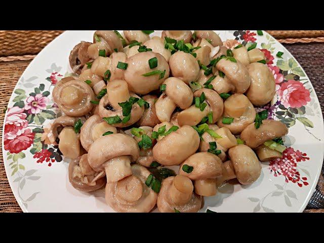 Marinated champignons in 5 minutes! These are not mushrooms, just a fairy tale! Snack champignons!