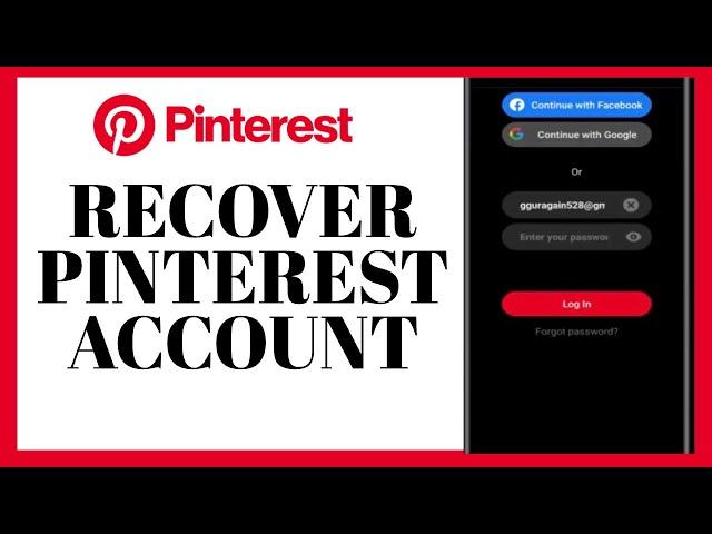 How to Reset & Recover Pinterest Account in 2 Minutes?