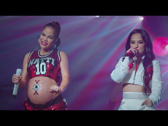 Natti Natasha x Becky G - Ram Pam Pam | Live On The Tonight Show Starring Jimmy Fallon |