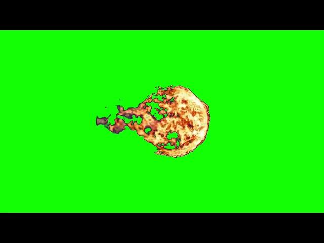 Green Screen Fireball Effects