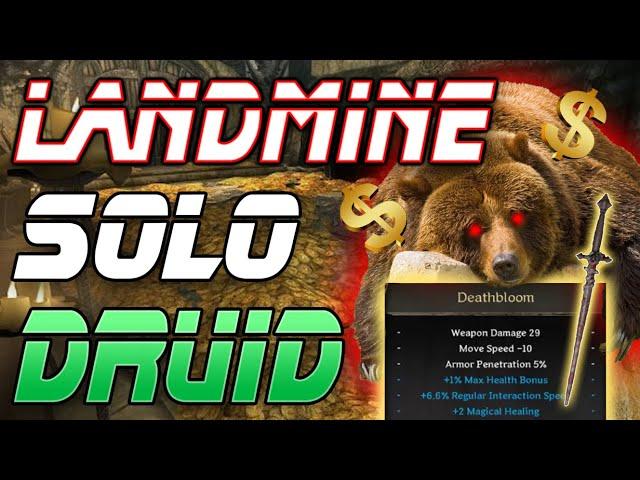 Solo Landmine Druid : Dark and Darker