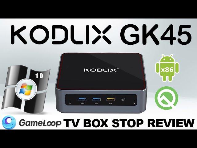 20% OFF Kodlix GK45 Intel Windows Mini PC - Android 10 X86 - Gameloop Emulator Review