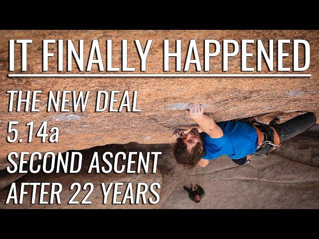 Hard Joshua Tree Rock Climb Gets Second Ascent After 22 Years - The New Deal 5.14 - A Climbing Story