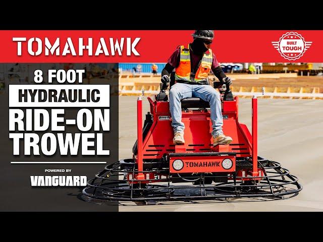 Conquer Concrete with Tomahawk Ride-On Trowels