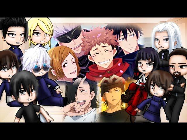 (Part 2) | Past Jujutsu kaisen reacts to future students | Gacha club | Gacha react | AU |