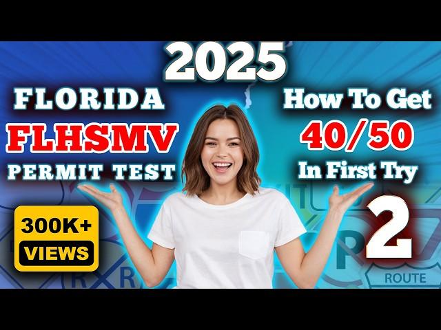 Florida  Permit Test 2025 | Florida DMV Permit Test | Florida DMV Practice Test - 2