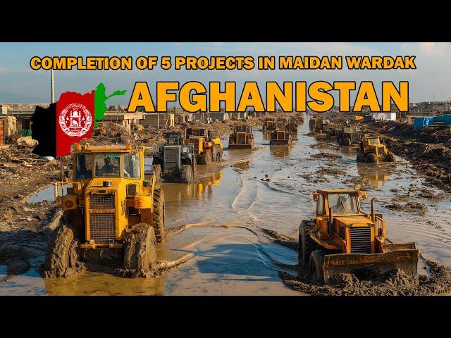 Completion of 5 projects in Maidan Wardak Province, Afghanistan. Agricultural products
