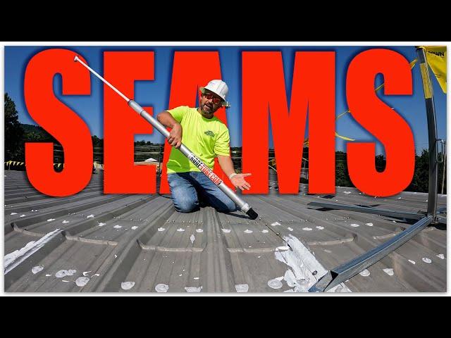 The Roof Tube:  Metal Roof Leak Repair:  Seams