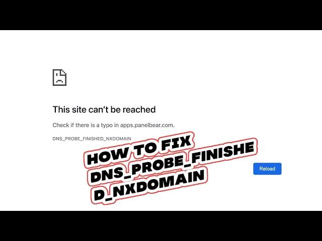 How to fix dns probe finished nxdomain |100% fixed |