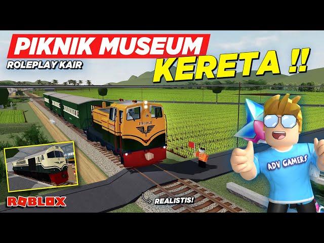 STUDY TOUR WISATA KE MUSEUM NAIK KERETA API REALISTIS !! ROLEPLAY GAME KAI - Roblox Indonesia