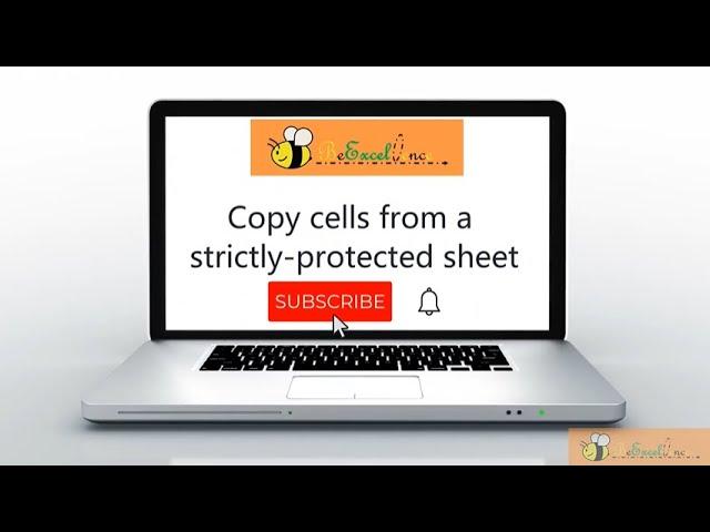 Copy cells from a strictly protected sheet in #Excel