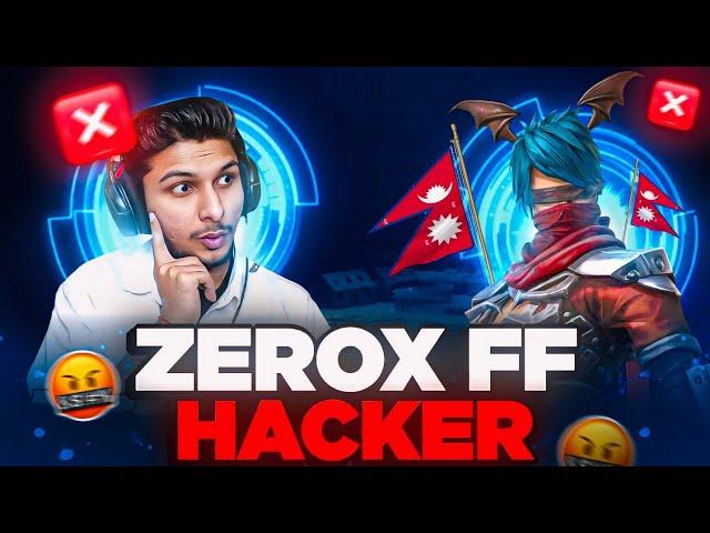 ZEROX FF Hacker EXPOSE !!  @ZeroxFF@NonstopGaming_