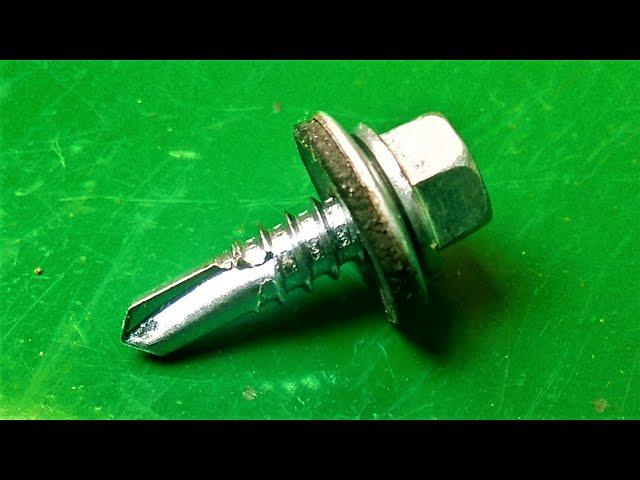 A self-tapping screw instead of a cutter. Experiment.