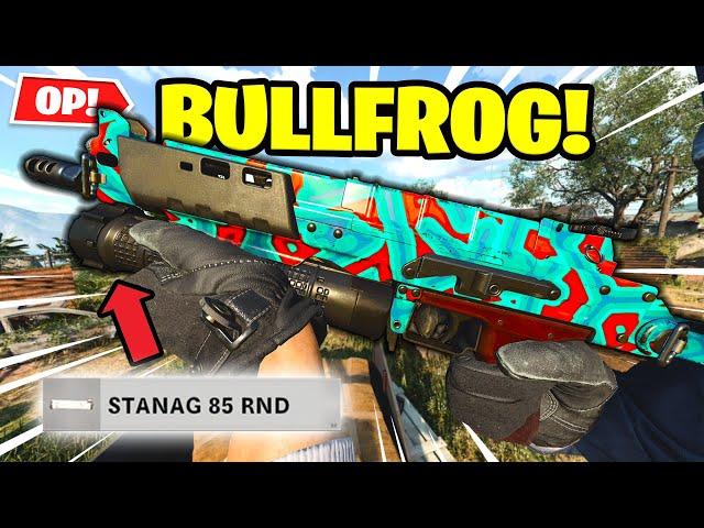 SPRAY! MAX LEVEL BULLFROG w/ 85 ROUNDS is OVERPOWERED BLACK OPS COLD WAR - BEST BULLFROG Class Setup