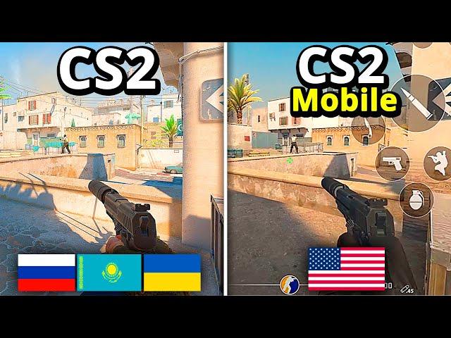 СРАВНЕНИЕ ОФИЦИАЛЬНОЙ CS2 Mobile И CS2! НАКОНЕЦ-ТО КС 2 НА ТЕЛЕФОН!