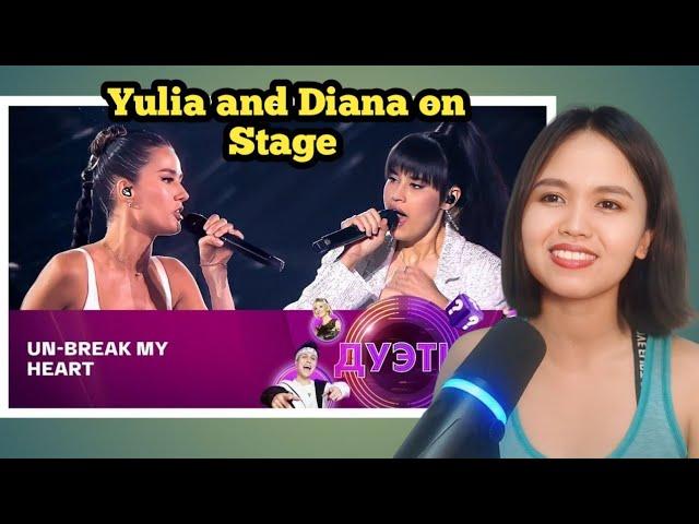 UN-BREAK MY HEART - DIANA ANKUDINOVA and JULIA PARSHUTA. The show duets /reaction video