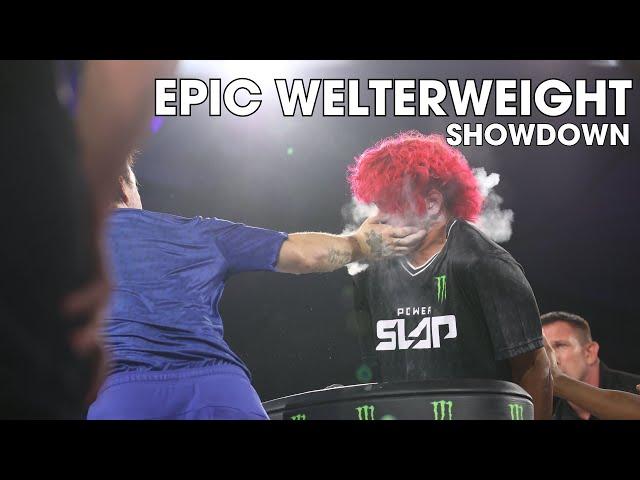 Epic Welterweight Title Showdown | Emanuel Muniz vs Anthony Blackburn | Power Slap 8 - Full Match