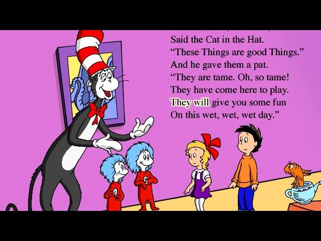 The Cat in the Hat by Dr. Seuss - Living Books (1997, PC) -  Videogame Longplay