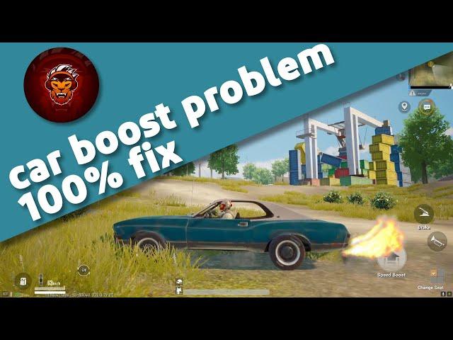 f button not working in pubg mobile fix, car boost not working