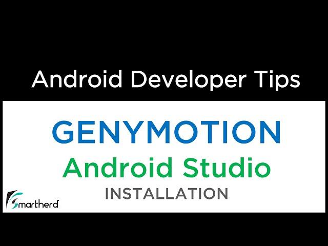 Android Studio  - Install GENYMOTION - Super Fast Emulator and Run Android App on it