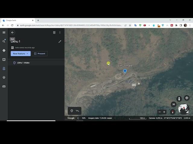 Export and Import kml file from GOOGLE EARTH WEB