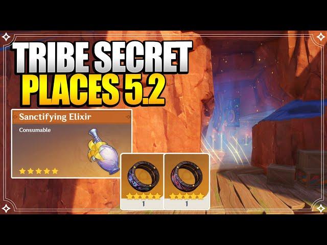 Sanctifying Elixir & Tribe Secret Spaces 5.2 | World Quests & Puzzles【Genshin Impact】