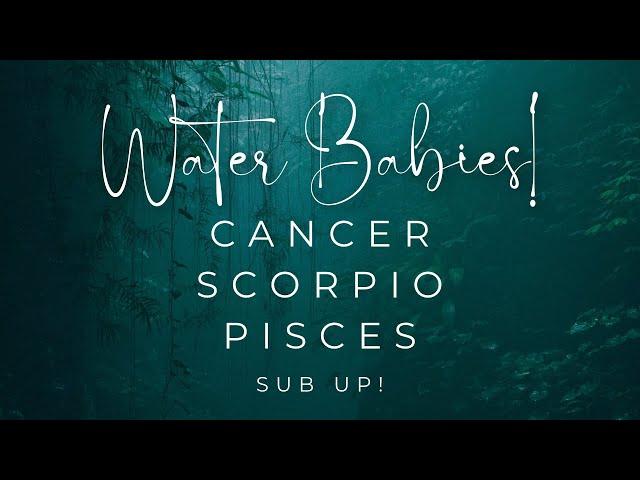 WATER BABIES! #Cancer #Scorpio #Pisces & Live Personal Readings!