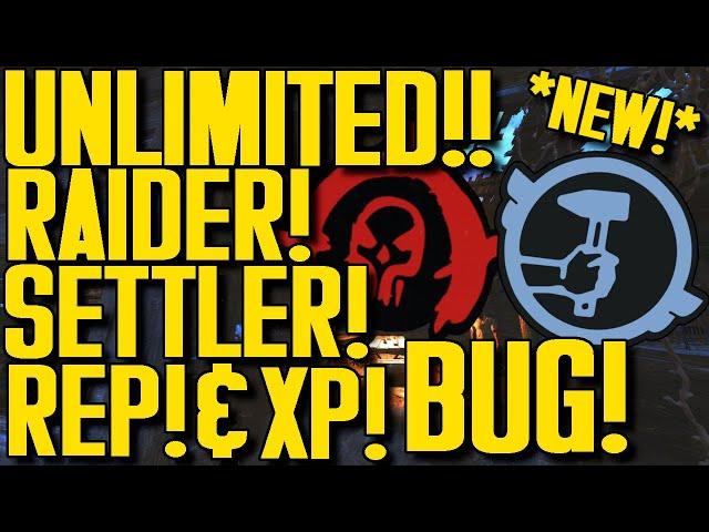 FALLOUT 76 | Unlimited Raider & Settler Rep! & XP! | Repeatable Mission Bug! | Easy! & Fast!