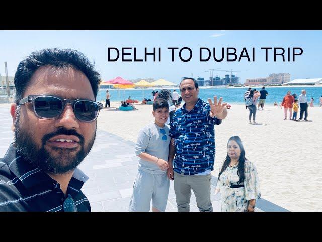 My First INTERNATIONAL Flight  Delhi to Dubai