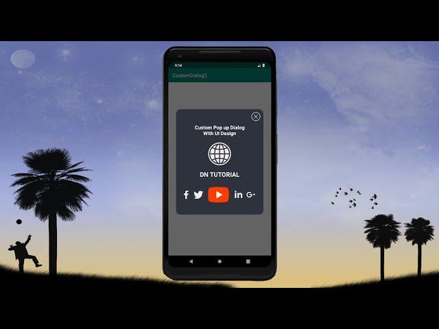 Custom dialog box in Android studio || Android Studio UI Tutorial || DN Tutorial