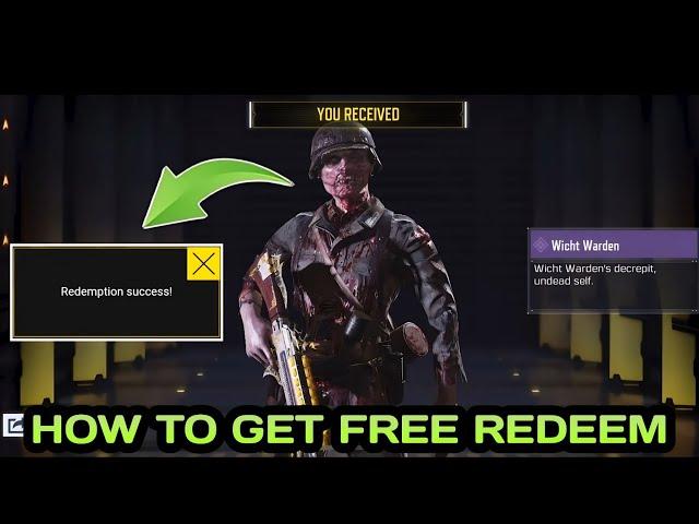 *NEW* Call of Duty Mobile - How to get FREE Zombie CHARACTER SKIN in COD Mobile!