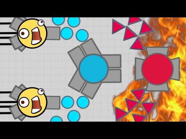 TRIPLE TWIN CANNOT BE BEATEN! - Diep.io Crazy 240K+ Score On Free For All -Top Player Best Tank Game