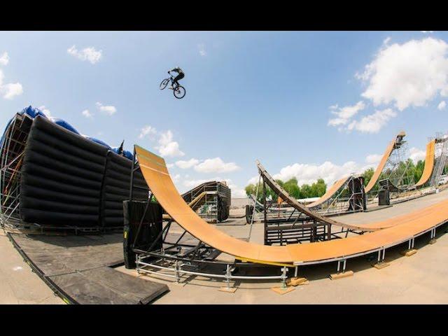 Girl Jumps The Nitro Circus Mega Ramp -  (Caroline Buchanan)