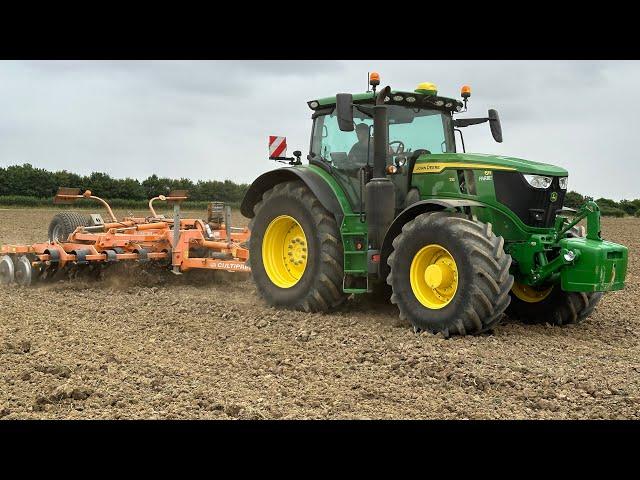 Farm update 279 Incorporating cover crops and preparing the soil for planting wheat next month.