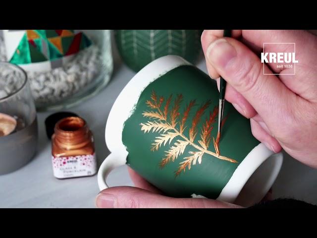 It’s gonna be christmas with KREUL Glass & Porcelain Paint