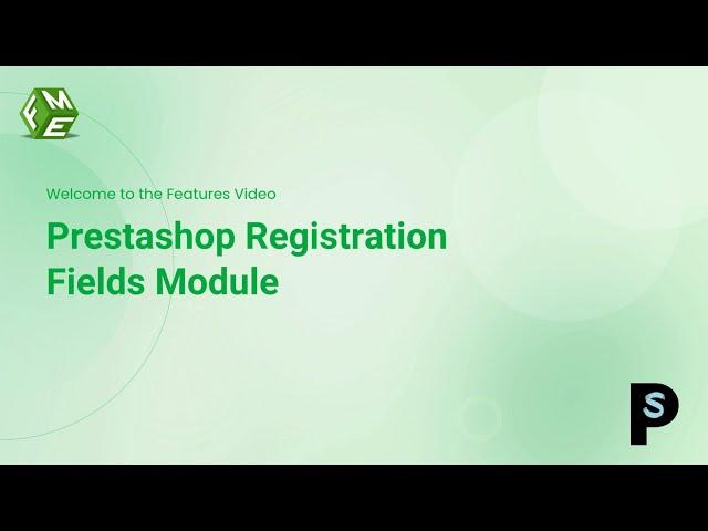 PrestaShop Custom Registration Fields Module | Personalize Your Customer Signup Experience