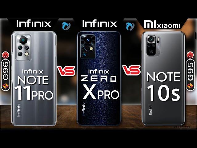 Infinix Note 11 Pro vs Infinix zero X Pro vs Redmi Note 10S Full Comparison| Which is Best