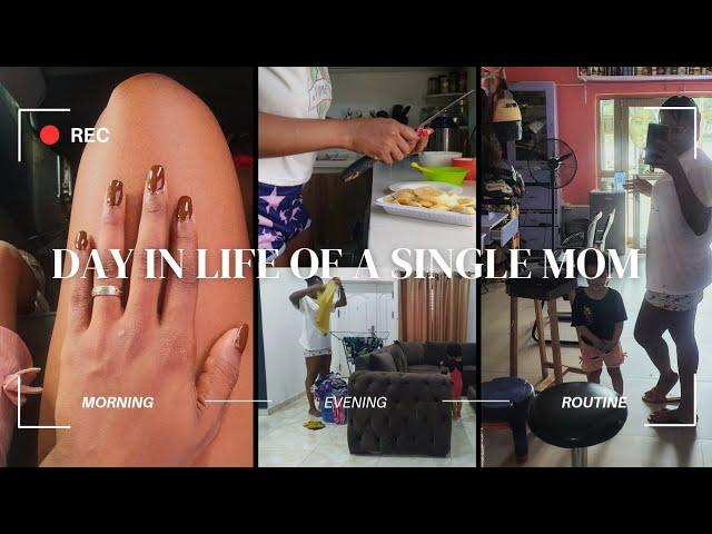 Morning to Evening Routine of  a Single Mom| living alone diaries|bwwm interracial couples