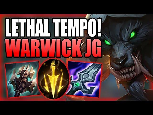 LETHAL TEMPO IS BACK SO TIME TO SEE HOW WELL IT DOES ON WARWICK JUNGLE! - Gameplay League of Legends